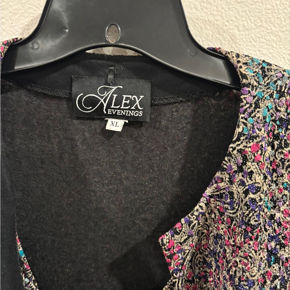 Alex Evenings Multicolor Blouse two pieces - Picture 4 of 12